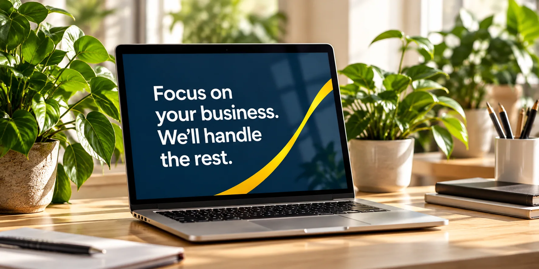 Website care laptop illustration