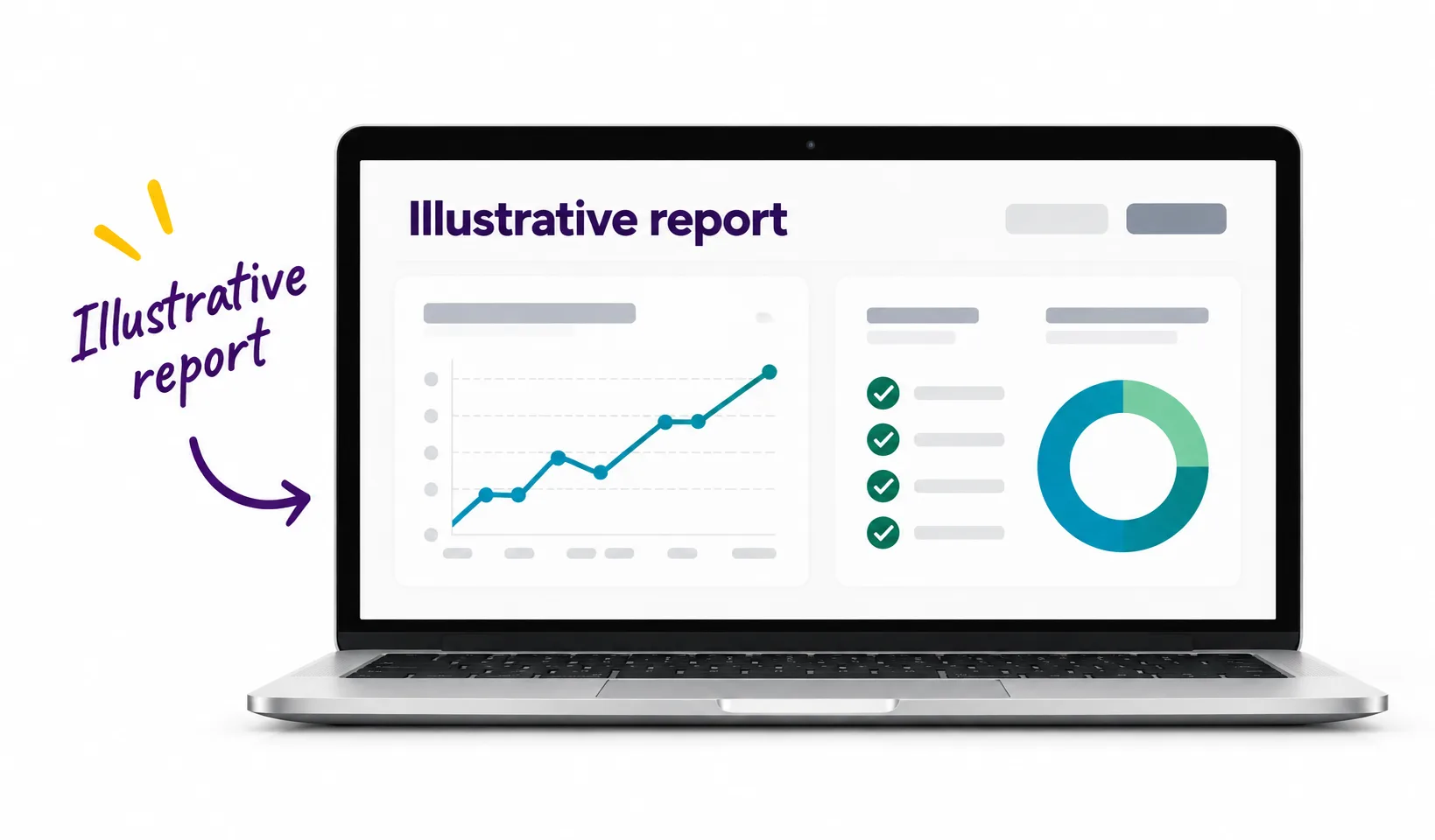 Illustrative SEO report, not actual client results
